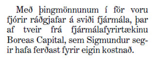 Úr frétt Mogga 11. október 2009